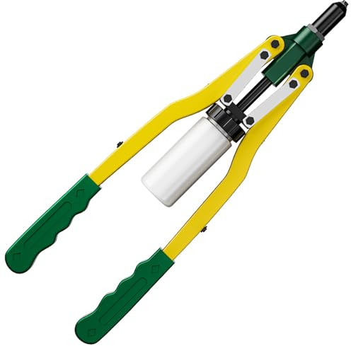 CHENGNAN Hand Rivet Gun Heavy Duty 18 Rivet Gun Full Metal, Labour-Saving Design,Non-Slip Handle