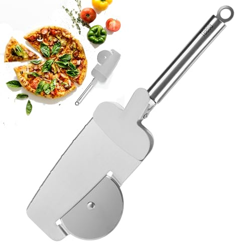 Teesa Pizzamesser 4in1 Sägeblatt Schneidetzähne Kanten Schaufel mit Klemme TSA0137
