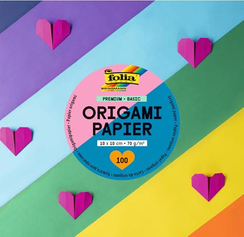 folia- Foglietti, Multicolore, 100 Fogli, 89810