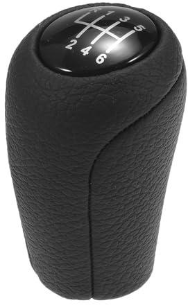 Hihaha Perilla De Cambio 6 Velocidades Para Mazda 3 10-13 1 Unidad | Negro, Cuero Sintético Y Plástico, 7.3x4.4cm, 14.5mm, 1 Unidad, Para Mazda 5 2012-2015, Para Mazda 6 2009-2013