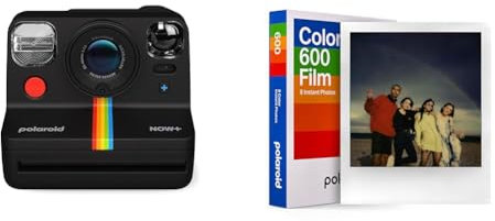 Polaroid Now+ Gen 2 Instant Camera - Black & Color Film for 600