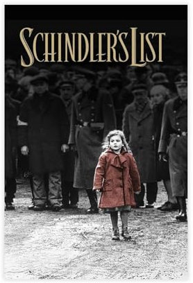 gyhac Filmposter Schindlers-Liste, Leinwand, Poster, Schlafzimmer, Dekoration, Landschaft, Büro, Raumdekoration, Geschenk, 20 x 30 cm
