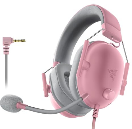 Razer BlackShark V2 X (Xbox) - Auriculares E-Sports con Cable para la Consola Xbox S|X (250 g, micrófono cardioide, transductores de 50 mm, cancelación pasiva del Ruido, Conector de 3,5 mm) Quartz