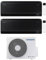 Condizionatore Climatizzatore Samsung WindFree Black wifi dual split 9000+12000 btu inverter A+++ in R32 AJ040TXJ2KG in Pompa di Calore Nero