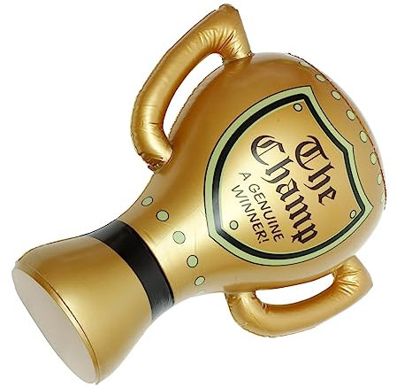 BESPORTBLE Aufblasbare TrophäE Goldene Pokal Spielzeug FüR Kinder, Ideal FüR Sportveranstaltungen, Partys Und Spiele, 53cm