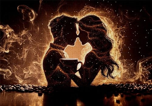 Jigsaw Puzzles for Adults 3000 Couple Impossible Jigsaw for Adults Educational Games Cup Puzzle 3000 Pieces Suitable Beginners and Girl Aged 14 up Also Used Women and Men Beautiful Gifts 122x81cm C-44