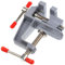 Veemoon Bench Clamp Flat Table Vise Aluminum Vise Clamp for Woodworking Model Building