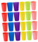 Toddmomy 24Pcs Stacking Cups Game Challenge for Party Fun Development and Fine Motor Skills for Birthday Shower and Christmas Activities