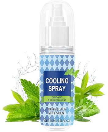Erfrischendes Körperspray, erfrischendes Gesichtsspray, 50 ml, feuchtigkeitsspendend, UV-Schutz, feuchtigkeitsspendende Lotion mit und Sonnenschutz für tägliche Aktivitäten im Freien,