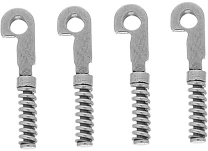 Healeved 4 Pezzi Accessori per Occhiali Cerniera Molla in Metallo per Riparazione Occhiali Resistenti e Leggeri