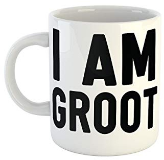 clothinx Kaffeetasse mit Aufdruck I Am Groot