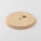 Klartext - Base de madera para interruptores y enchufes (diámetro: 80 mm)