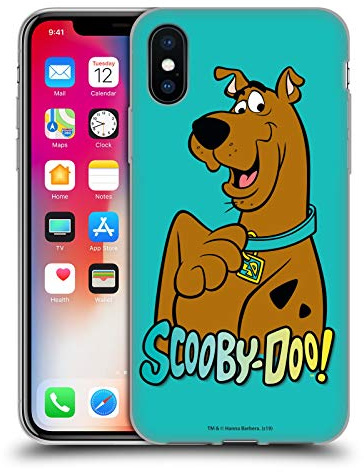 Head Case Designs Officially Licensed Scooby-Doo Scoob Scooby Gel Case [Military Grade Protection] Compatible with Apple iPhone X/iPhone XS and Compatible with MagSafe