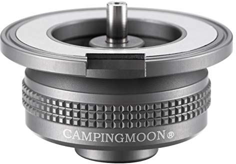 CAMPINGMOON Camping Gas Stove Adapter, Input: EN417 Lindal Valve Canister, Output: Butane Gas Stove Z13M