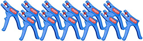 WEICON TOOLS Nº 5 - Juego de 12 pelacables automáticos para todo tipo de conductores flexibles y macizos de 0,2 – 6,0 mm²