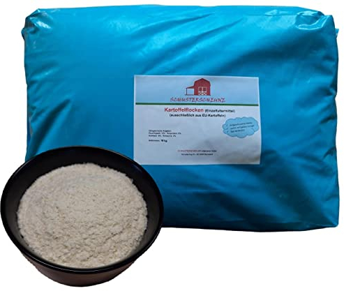 Schusterscheune Kartoffelflocken Barf 15 kg Hochwertiges Futter für Hunde aus EU-Kartoffeln