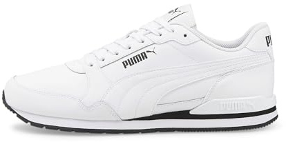 PUMA St Runner V3 L, Unisex-Sneaker – Erwachsene, Puma White Puma White Puma Black, 44,5 EU