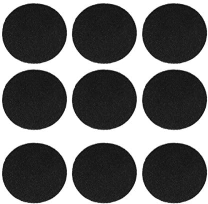 HEMOTON 12 Stück Active Kohle Filter Aktivkohlefilter Filtermatten für Lüftungsanlagen Kohlefilter Katzenstreupfannen Biomüll Behälter Filter Runde Aktivkohlefilter für Komposteimer 160 mm