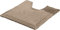 Erwin Müller WC-Umrandung, WC-Vorlage, WC-Matte mit Ausschnitt Uni Serie Stuttgart - extra dick, Wende-Design, 100% Baumwolle - Größe 60x60 cm Taupe