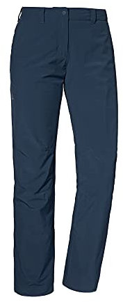 Schöffel Damen Pants Engadin1 Warm L, warme Wanderhose mit 4 Wege-Stretch, robuste Thermohose mit vorgeformtem Knie und verstellbarem Bund, navy blazer, 34