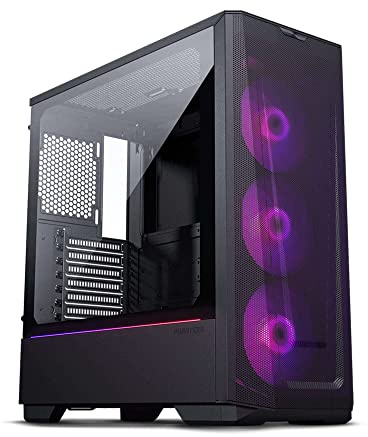 Phanteks (PH-EC360ATG_DBK02) Eclipse G360A Maille performante Ultra-Fine, boîtier de Jeu Tour Moyenne, Verre trempé, éclairage numérique-RVB, Noir