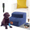 Zvonema Hundetreppe für Kleine Hunde, Hundetreppe, Wasserdicht, Abnehmbar Haustiertreppe, Tragbar Katzentreppe mit Waschbar Bezug, Hunderampe, hundetreppe 30 cm hoch mit 1 Fusselrolle (2 Stufige)