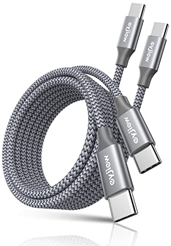 eyjiew USB C Ladekabel 3.6M für PS5 Controller,Lang USB C auf USB C Kabel 60W Typ C Schnellladekabel für Playstation 5, iPhone 16 15 Pro Max, MacBook Pro Air, iPad Pro/Air