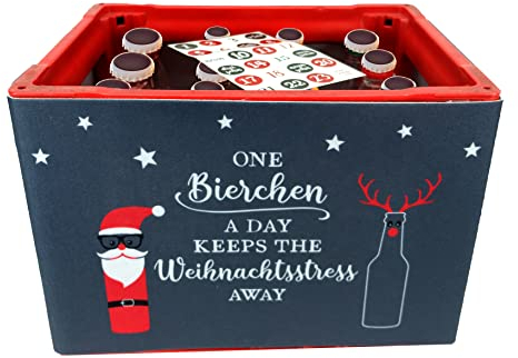 Bock op Kölle Bastelset für Bierkasten aus Filz mit Klettverschluss, Grau
