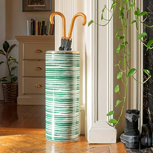 Red Lantern Schirmständer, gestreift, 61 cm, Grün