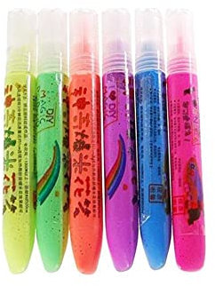 Magische Popcorn-Stifte, 3D-Druck-Bubble-Stift, Aquarellstift, Popcorn-Zeichenstifte, kunstsicherer Stift für Grußkarten, Geburtstagskarten und Kinder