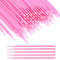 ILantule 100 Stück Microbürsten Wimpernbuerste,Lashes Graft,für Wimpernverlängerung(Rosa)