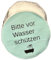 Cabochon Ohrstecker hier rein da raus schwarz weiß (oder Farbwunsch) 8 mm oder 12 mm (8 mm)
