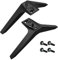 WISINY TV Legs Compatible for LG Television Tabletop Mount Black 49 50 55 Inch Replace 49UJ6300 49UM7300 50UK6300 50UM7300 55UK6500 55UM7300
