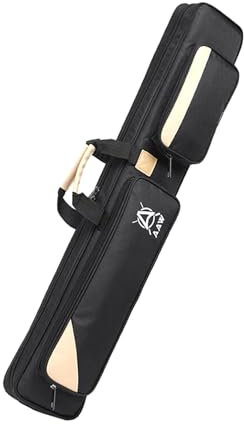 F Fityle Custodia per Stecche da Biliardo per Stecche da Biliardo Custodie per Stecche snodate da 1/2 Borsa da Trasporto Resistente all'Usura Custodie per, Nero