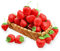 25 Pcs Falsche Erdbeeren,Künstliche Rote Erdbeere,Lebensechter Fruchtplastik Erdbeerdekoration Fotografie Requisite Für Tischmittelstücke,Realistisches Erdbeerdekoration Heim Küche Partyverzierung