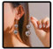 Carufin Ball Ohrringe Silber Disco Ohrringe Einfacher Schmuck für Frauen und Mädchen