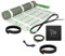 EH Expert EcoPRO Heizmatten Set | 200 W/m² | 1 m² | Elektrische Fußbodenheizung - für Fliesen, Naturstein, Teppich, Vinyl und Laminat, inkl. Installationsmaterial, mit Touchthermostat (Schwarz)