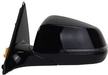 Außenspiegel für BMW F10 2013-2016 Blinkleuchten Elektrisch einklappbar Beheizbar Außenspiegel Montagekit Schwarz Fahrerseite