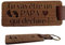 Tu vas être un PAPA qui déchire ! Porte Clés en Bois de Noyer Cuir et Laiton Cadeau Futur Papa Original Porte Clef Futur Papa - Cadeau Pour un Futur Papa
