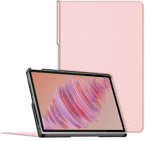 FINTIE Custodia Compatibile con Lenovo Tab Plus (TB351FU) 11.5 Pollici 2024 Tablet, Sottile Case Protettiva Cover con Chiusura Magnetica, Oro rosa