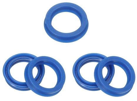 PATIKIL 5 Stück UN Radial Wellendichtring, 16x22x5mm Dichtungen PU Öl Dichtung für Lager Wellen Öl Pumpen Motoren, Blau