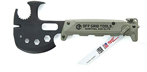 off Grid Tools ogt-sa110 sopravvivenza ascia Elite Multitool, OGT-SA110