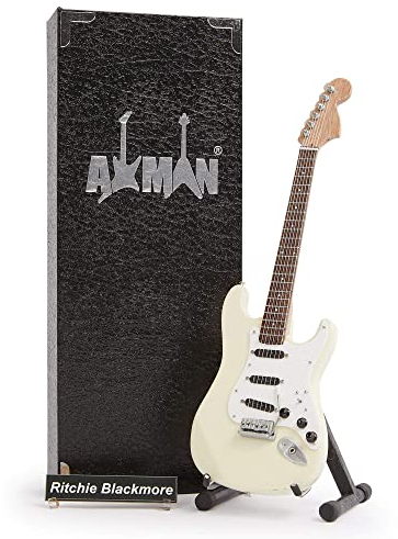 Ritchie Blackmore (Deep Purple) - Miniatur-Gitarren-Replik – Musikgeschenke – handgefertigte Verzierung