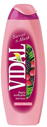 3x Vidal berries & musk mit Beeren & Moschus Schaumbäder shower bath foam 500ml