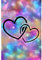 5D Diamond Painting Diamant Malerei Painting Bilder, Wowdecor Zwei Liebe Herzen Bunte Sterne Full Set Groß DIY Diamant Gemälde Malen Nach Zahlen