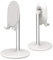 BRIGHT STONE Phone Stand for Desk, Cell Phone Stand Adjustable Desk Phone Holder Tablet Holder Phone Dock (WHITE)