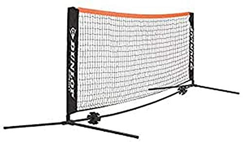 Dunlop Mini Badmintonnetz & Tennisnetz tragbar 6m (600cm)