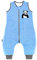 ililmmoe Baby Unisex Schlafsack mit Füßen Schlafanzug Säugling Walking Baumwolle Schlafsack Tragbare Decken Futter aus Baumwollclip 1.5 Tog,Blauer Panda,M,90cm