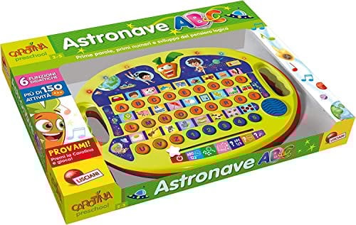 Liscianigiochi- Carotina Astronave ABC, 95063, dai due ai 5 anni