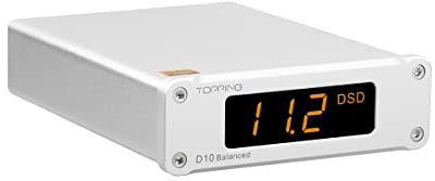 Topping D10 Balanced DAC USB Balance (Argent)